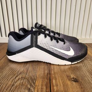 Nike Metcon 6 Women's 7.5 Black White Training Trainer Sneakers Shoes DJ3073-001